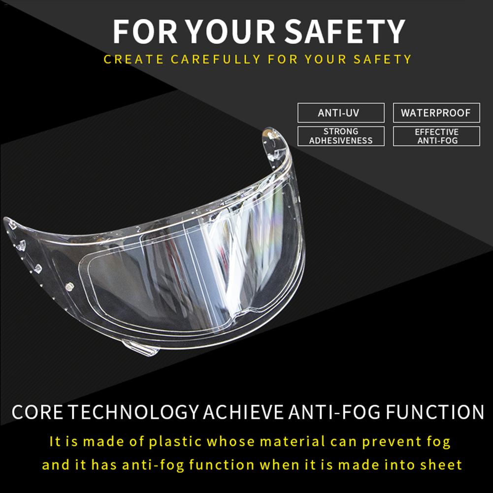 Motorcycle Helmet Lens Anti-fog Film Universal Clear Visor Lens Sticker Motorcycle Accessories