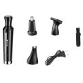 4in1 rechargeable nose trimmer beard trimer for men ear cleaner eyebrow nose hair trimmer nose and ear hair removal machine