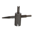 Hardened steel 4-way valve repair tool Tire Valve Tool