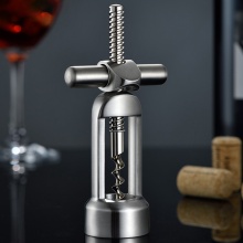 Hot Stainless Steel Creative Vintage Wine Bottle Opener Corkscrew Leverage Design Corkscrew For Red Wine Kitchenware Bar Tools