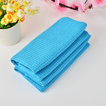 Kocean 5pcs/lot Fast Dry Microfiber Waffle Weave Towels (35*75cm)Blue in super quality Cleaning Towel For Car,Bath,5 pcs