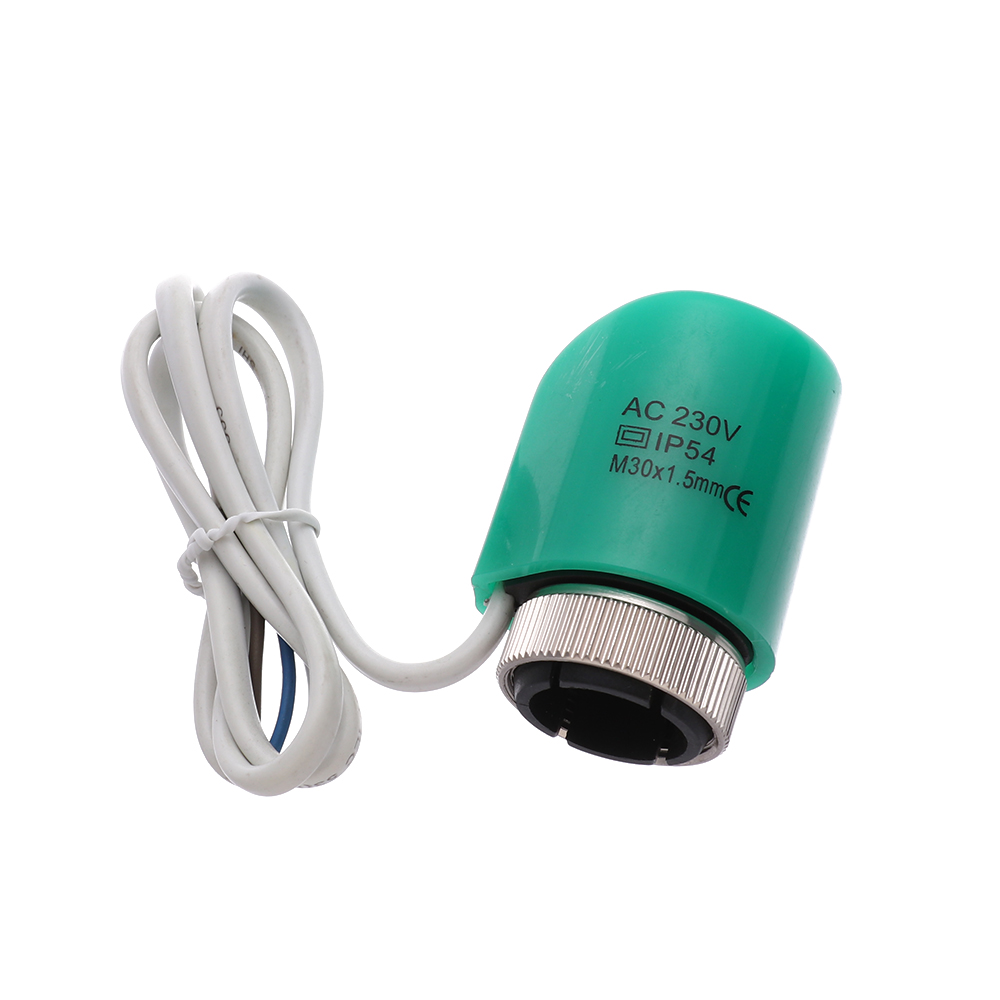 Normally Open Close Thermal Electric Actuator Electrothermal Valve 230V For Underfloor Heating Manifold Floor Heating Parts