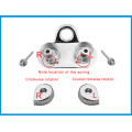 2PCS Marine Grade 316 Cam Cleat with Leading Ring Boat Cam Cleats Matic Fairlead Marine Sailing Sailboat Kayak Canoe Dinghy