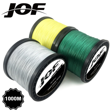 JOF 100M 300M 500M 1000M Strands 22-88LB PE Braided Fishing Wire Multifilament Super Strong Fishing Line Japan Multicoloth