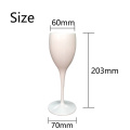 White Acrylic Champagne Glass Durable Flutes Glasses Plastic Wine Glasses Dishwasher-safe Transparent Wine Glasses Unbreakable