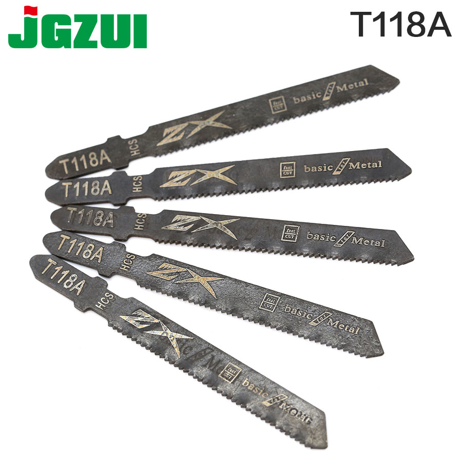 5Pcs Jig Saw Blades Wood Metal Fast Cutting Reciprocating Saw Blade For Wood PVC Fibreboard Power Tools rct