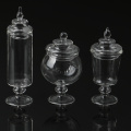 1 x Dollhouse Miniature Glass Candy Jar Simulation Candy Bottle Model Toy 1/12 Scale Pretend Toy For Home Kitchen Decor