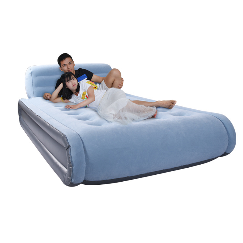 Top And Side Flocking Luxury Queen Air Mattress 5
