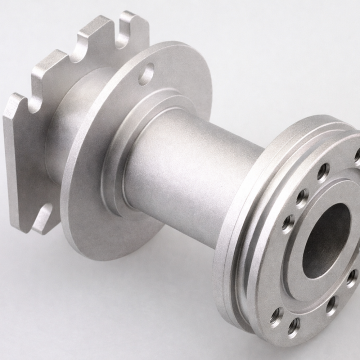 Precision CNC Machining flanged hub for Transmission Systems
