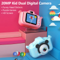 20MP Kids Children Digital Camera Video Camcorder 2.0 Inches IPS Screen Dual Camera Lenses with Strap Charging Cable for Child