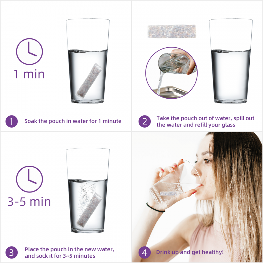 Alkaline Drinking Water Pouch(2-Pack)