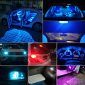 2Pcs Glass shell high bright original COB T10 W5W 194 168 LED Car Bulb Green Red Blue Amber License Plate Lamp 12V Dome Light