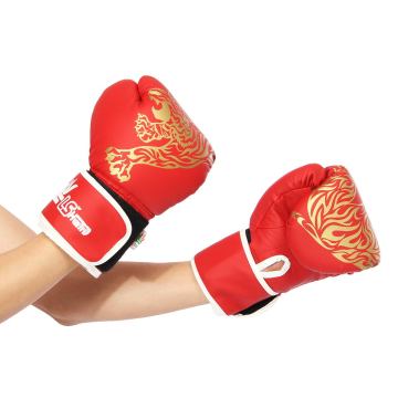 1 Pair Kids Boxing Gloves Professional PU Leather Breathable Boxing Gloves Muay Thai Free Fight MMA Sanda Training Equipment