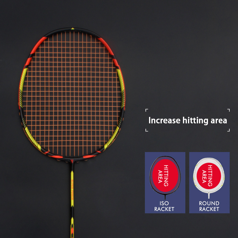 8U 65g Professional Carbon Badminton Racket Strung Bag Multicolor Z Speed Force Ultralight Rakets Strings Rqueta Padel 22-30LBS