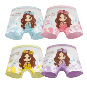 4Pcs/pack 2-10 Years Kids Girl Baby Cotton Underwear Kids Panties Child's For Shorts Nurseries Children's Boxer Briefs