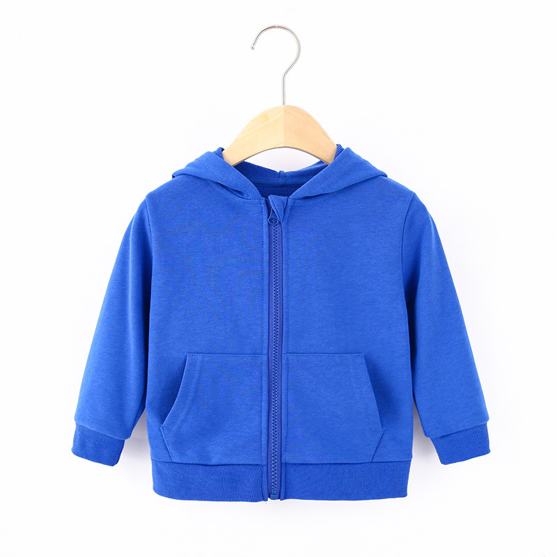 Kids Clothes Boys Jackets Children Hooded Zipper candy color sport Baby Fashion Print Coat Infant Waterproof Hoodies For Girls