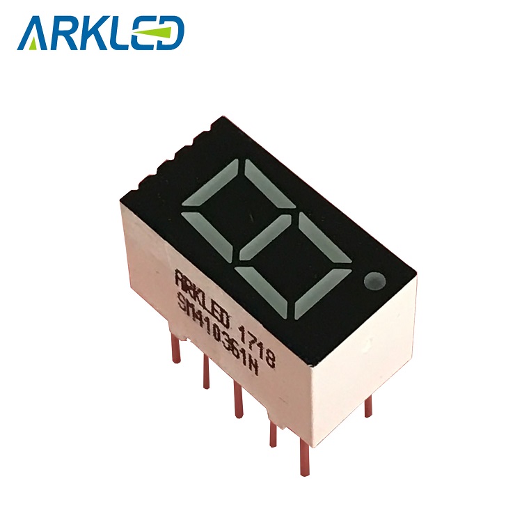 0.36 inch pure green 7 segment LED display