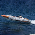 TFL 1125 Water Blaster Fiberglass Racing Boat Electric Boat With 3660/2070KV Brushless Motor 120A ESC (ARTR)