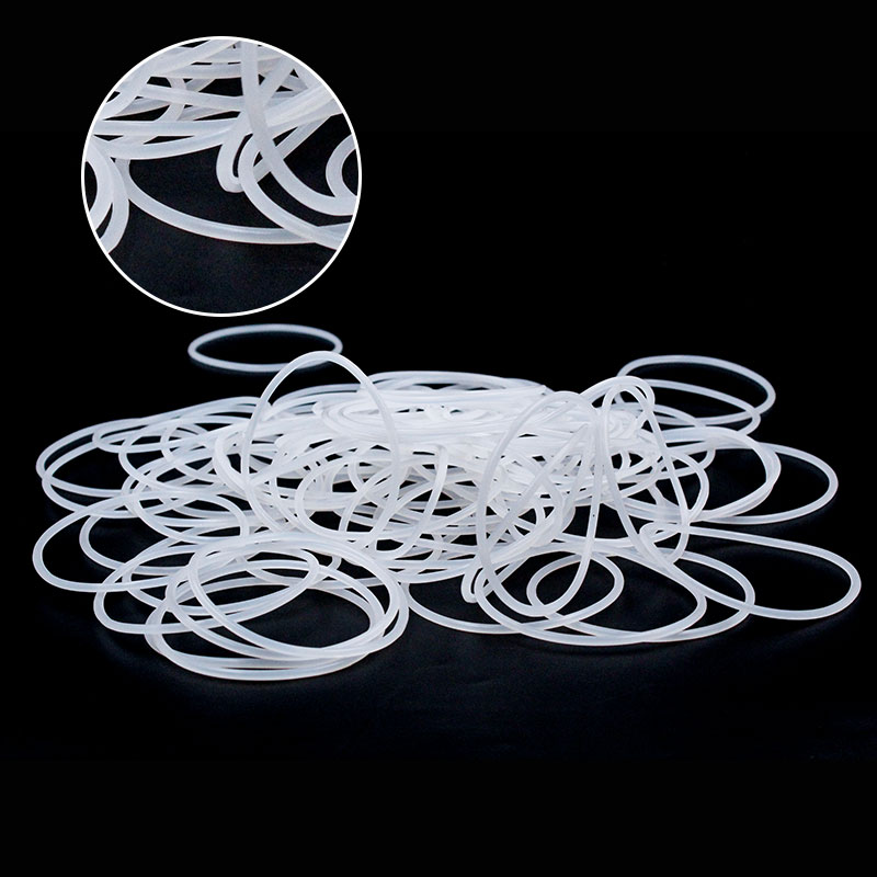 White Silicon Ring Silicone/VMQ O ring 5mm Thickness OD55/60/65/70/75/80/85/90/95/100/105mm Rubber O-ring Seal Gasket Washer