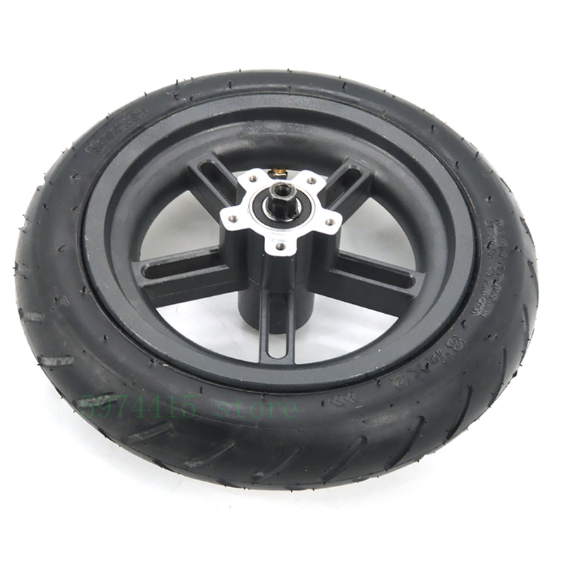 Rear Tyre Wheel With Brake Disc Hub For Xiaomi Mijia M365 Electric Scooter Pneumatic Tire Electric Scooter Parts Accessories