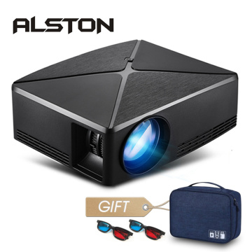 ALSTON HD MINI Projector C80/C80UP, 1280x720 Resolution, Android WIFI Proyector, LED Portable HD Beamer for Home Cinema