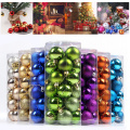 24 Pcs/Set Glitter Christmas Tree Ball Baubles Colorful Xmas Party Home Garden Christmas Decoration Supplies Hot Sale 12 Colors