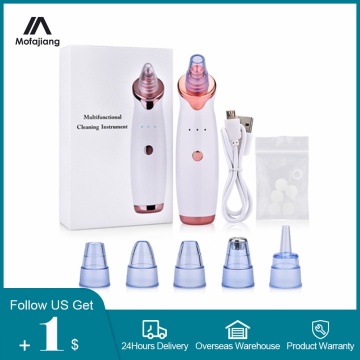 Vacuum Blackhead Removal Facial Cleansing Black Spots Suction Acne Pimple Remover Beauty Instrument USB Charging Skincare Tools