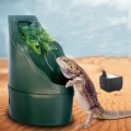 Reptile Drinking Water Fountain Lizard Chameleon Dispenser Terrarium Habitats US Plug