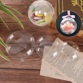 1pcs New 3 Sizes Eggs Shape Crafting Home DIY Bath Bomb Mold Plastic Clear Mould Reusable Hotel Decor Bath Care Tool