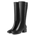 FEDONAS New Arrival Sexy Women Knee High Boots High Heels Zipper Warm Snow Boots Ladies Party Shoes Woman High MotorcycleBoots