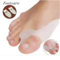 1Pair Silicone Gel Bunion Big Toe Separator Spreader Eases Foot Pain Foot Hallux Valgus Correction Guard Cushion Concealer Thumb