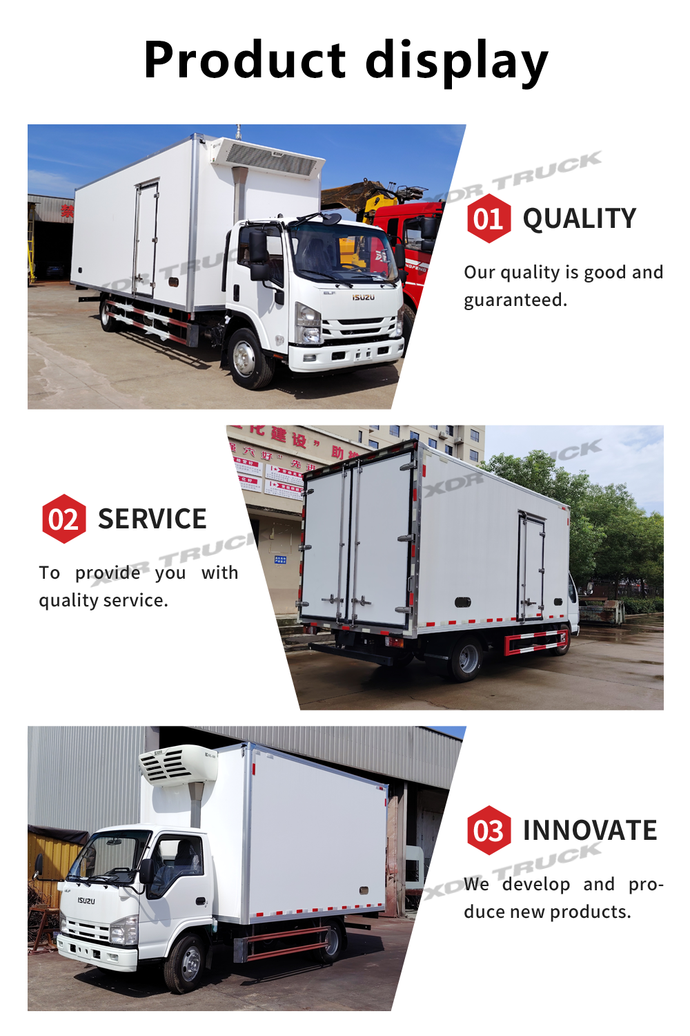 ISUZU refrigerator truck