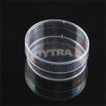 Clear 10pcs Plastic Petri Dishes Affordable Sterile Petri Dishes w/Lids for Lab Plate Bacterial Yeast 55mm x 15mm