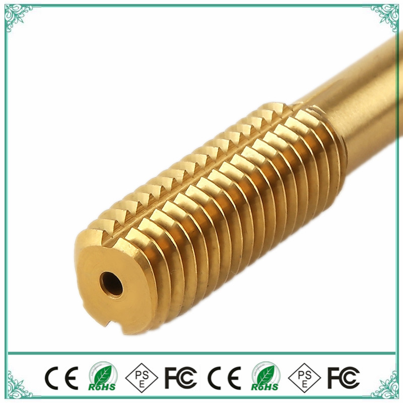 Taps M2-M12 HSS Coated titanium extrusion No scrap high performance thread Tapping steel stainless steel processing 10PCS