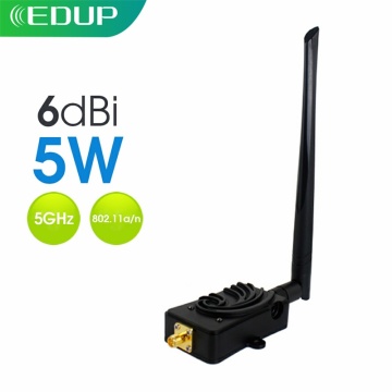 EDUP WiFi Power Amplifier 5W 5.8GHz Wireless WiFi Signal Booster Adapter for Camera Model Airplane Remote Control WI-FI Router