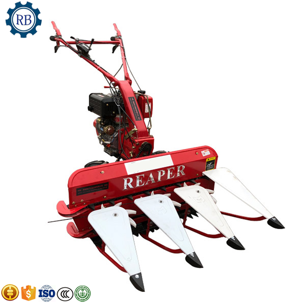 Multifunctional crop harvesting machine lavender barley sorghum wheat grain mini harvester weed grass cutter paddy rice reaper