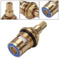 Brass Ceramic Tap Valve Faucet Cartridge Bathroom Hot Cold Water Mixer Valve Dropshipping