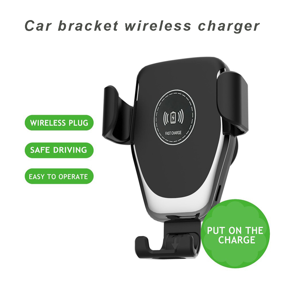 Car Phone Holder for Phone Stand Mobile Phone Holder In Car Wireless Charger 15W Quick Charge for IPhone XS XR X Samsung Huawei