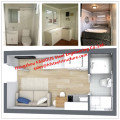 Luxury Decoration Prefab House Mobile Modular House With Bathroom/Kitchen/Washbasin/Bedroom For Sale