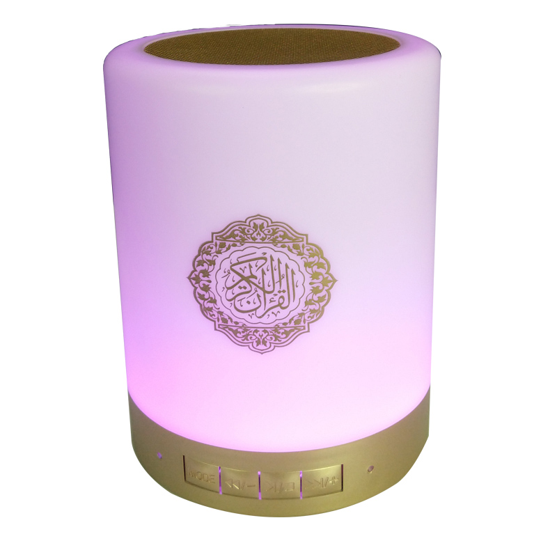 Quran Touch Lamp bluetooth speaker wireless column Koran Reciter Muslim Speaker Support MP3 FM TF Card Radio Remote Control