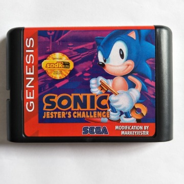 Sonic - Jester's Challenge For SEGA GENESIS Mega Drive 16 bit Game Cartridge For PAL and NTSC Drop shipping