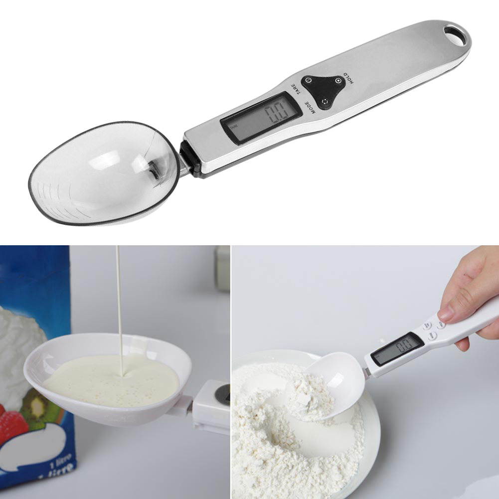 Electronic Digital Spoon Scale with LCD Display Kitchen Measuring Spoons