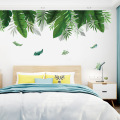 Tropical plants Banana leaf Wall Stickers for Living room Bedroom Eco-friendly Vinyl Wall Decals Art Murals Poster Home Decor