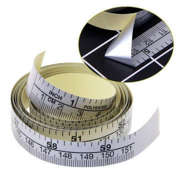 151cm Self Adhesive Metric Measure Tape Vinyl Ruler For Sewing Machine Sticker Measurement Analysis Instruments