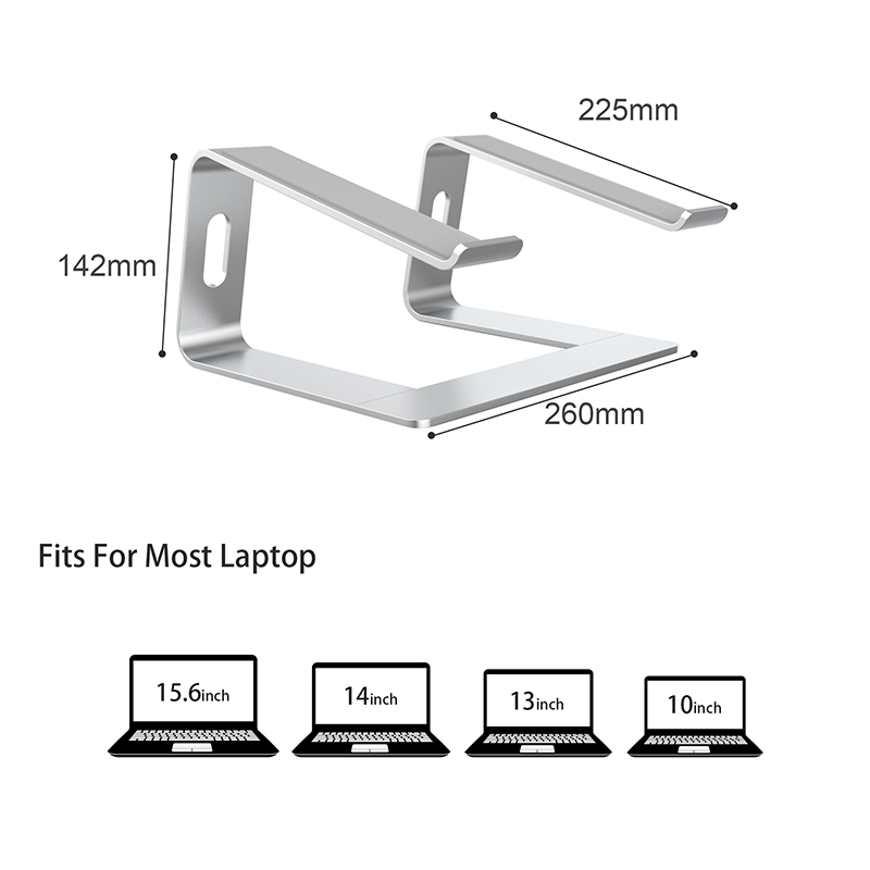 Ergonomic Universal Cooler Laptop Stand for Notebook 11-17''