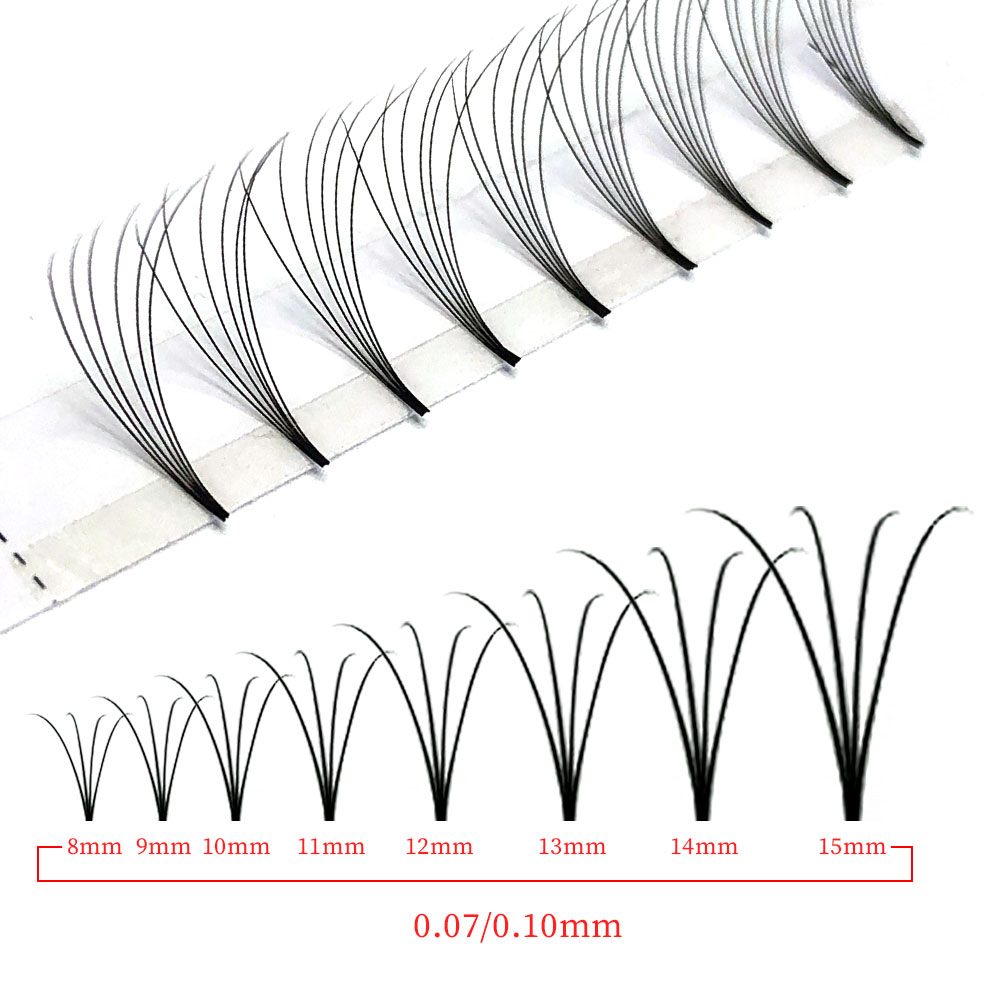 LAKANAKU Premade Fans Eyelashes Short Root 3D/4D/5D/6D/10D Russian Volume Extensions Faux Mink Lash Extension Makeup Soft