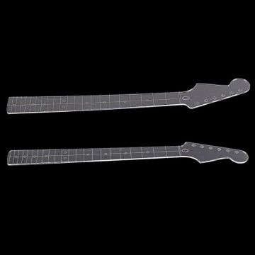 Acrylic Guitar Neck Ruler Scale Measuring Fretboard Frets Musical Instrument Parts Accessories