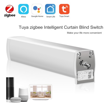 Tuya ZigBee Curtain Blind Switch Electric Motorized Curtain Roller Shutter Control Switch Compatible with Alexa Google Assistant