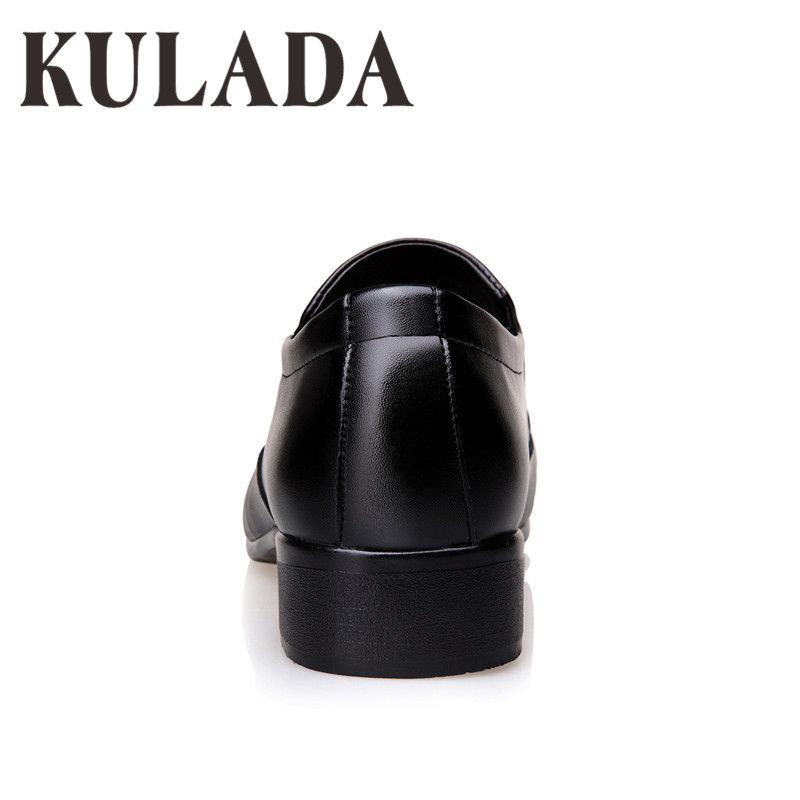 KULADA New Men Formal Shoes Business Classic PU Leather Comfortable Shoes Men Oxford Luxury Brand Formal Shoes Man Dress Shoes