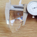 10pcs/Lot 63mm Transparent Color Pear Hanging Accessories Glass Drop Pendants Crystal Chandelier Prism Lighting Parts For Decor